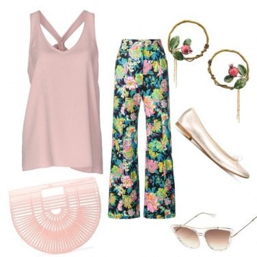 Outfit Vintage a fiori