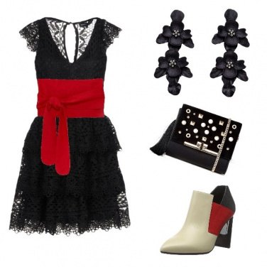 Outfit Rosso passione