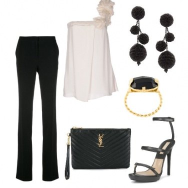 Outfit Bianco e nero