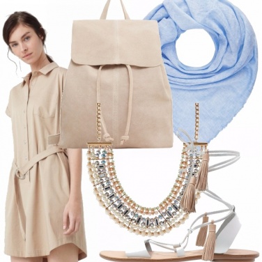 Outfit Color sabbia