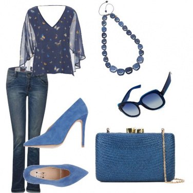 Outfit Avion e blue
