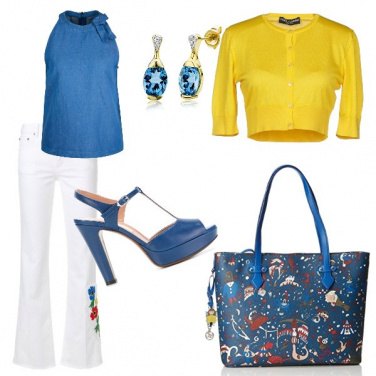 Outfit Jeans e tacco