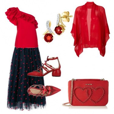 Outfit Mono spalla e mantella