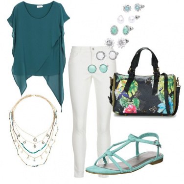Outfit Turchese come il mare