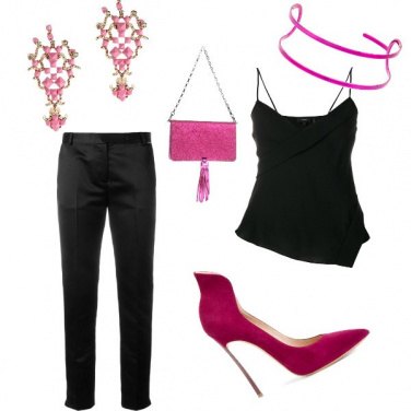 Outfit Notte Rosa