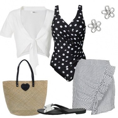 Outfit Pois e quadretti vicky