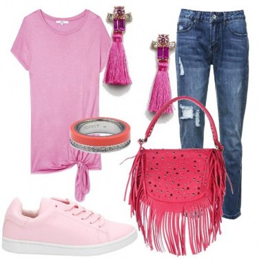 Outfit Rosa e sfumature