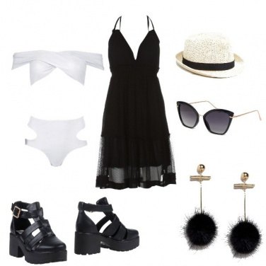Outfit Rock beach