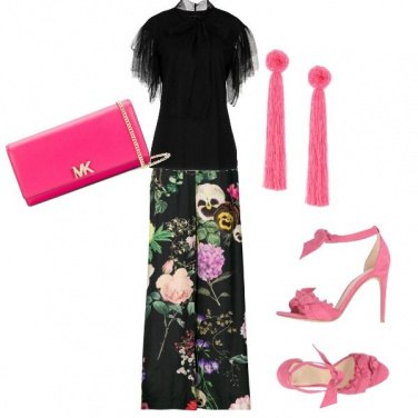 Outfit A fiori con stile