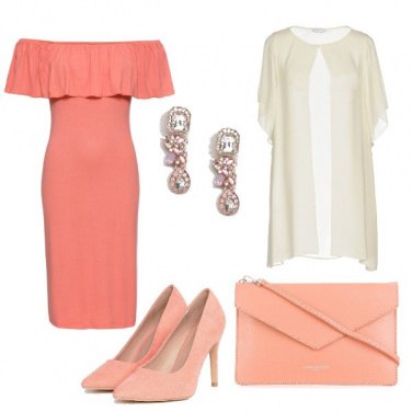 Outfit Cerimonia color pesca