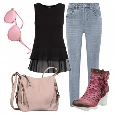 Outfit Botas Rosa Mujer: 4 Outfit Mujer | Bantoa