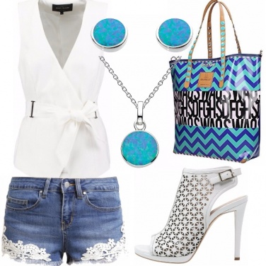 Outfit Gilet&shorts