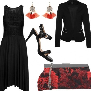 Outfit Rouge & Noir