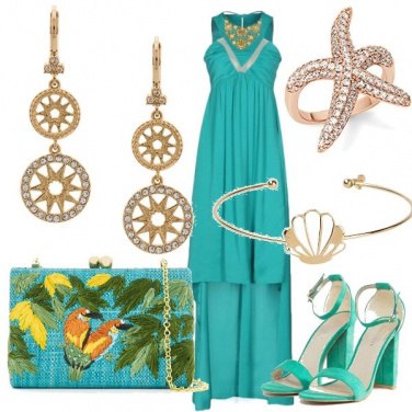 Outfit Tropical and glamour