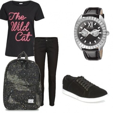 Outfit Scuola look