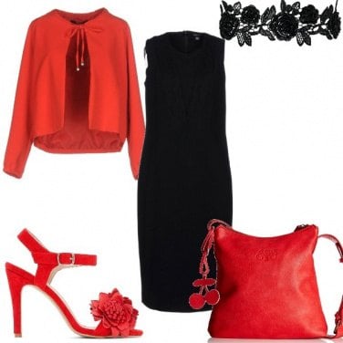 Outfit Rosso ciliegia