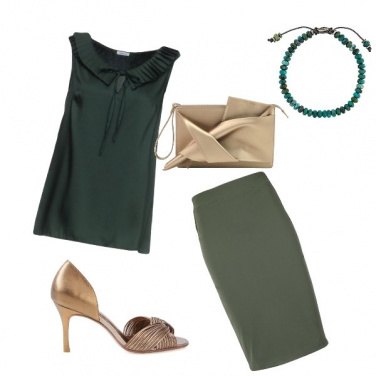 Outfit Eleganza in verde