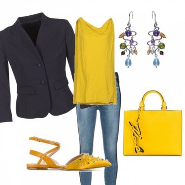 Outfit Blu&yellow