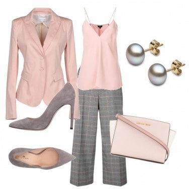 Outfit GreyLightpink