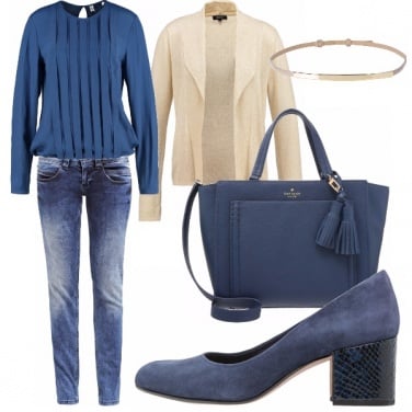 Outfit Jeans in ufficio