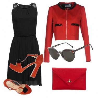 Outfit Rosso passione