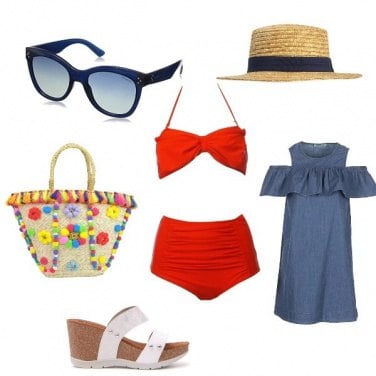 Outfit Curvy fashion beach
