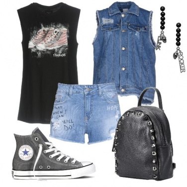 Outfit Rock estivo
