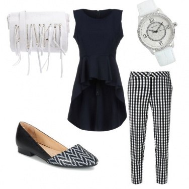 Outfit Bianco e nero! Un classico!