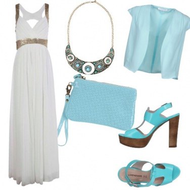 Outfit Colori freddi per una sera calda