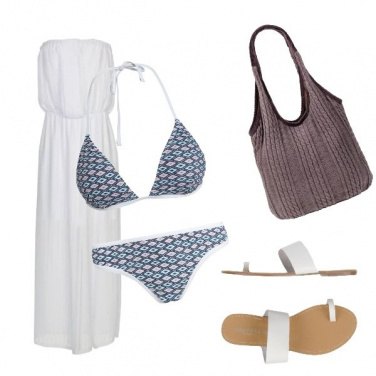 Outfit Anni 70... al mare