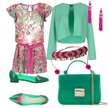 Outfit Verde smeraldo
