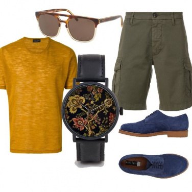Outfit Nero floreale
