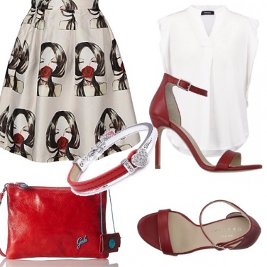Outfit Rosso d\'esate