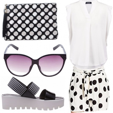 Outfit Pellicola bianco e nero