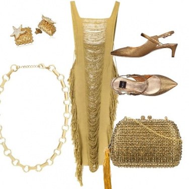 Outfit Gold lady