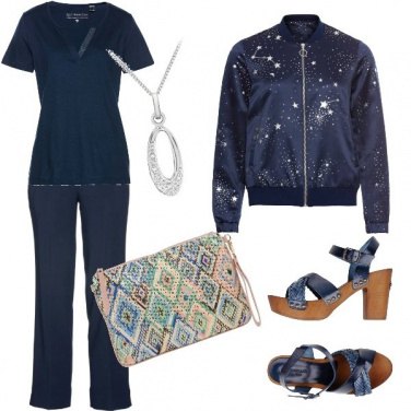 Outfit Blu notte stellata