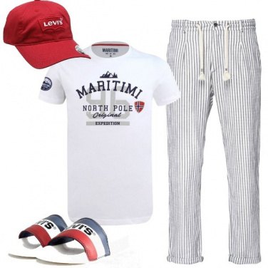 Outfit Ciabattine casual
