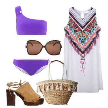 Outfit Pronta per la spiaggia