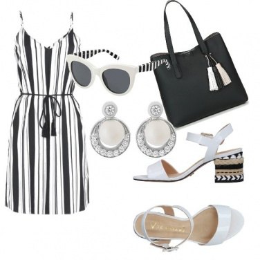 Outfit Il vestito a righe