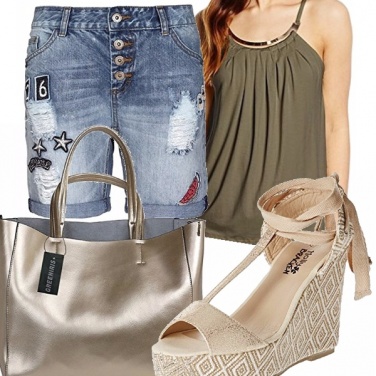 Outfit Shorts e top.