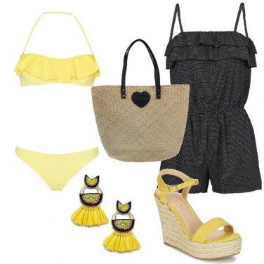 Outfit Giallo e nero