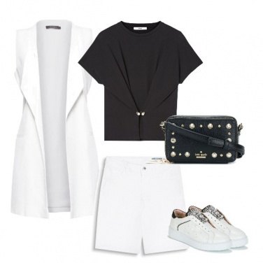 Outfit BW and Pearls