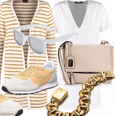 Outfit Abito e maxi cardigan