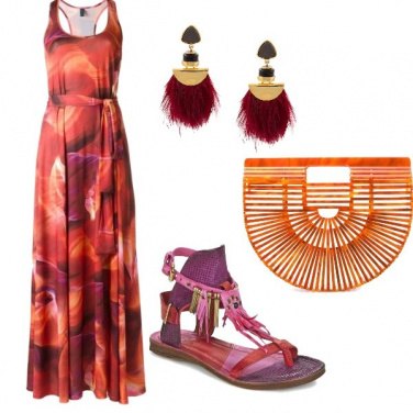 Outfit I colori del tramonto estivo