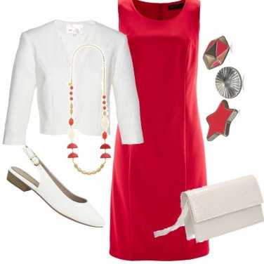 Outfit Vestiti a tubino Rosso Donna: 4 Outfit Donna | Bantoa