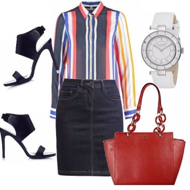 Outfit Protagonista la gonna in jeans