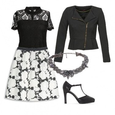 Outfit Bianco e nero