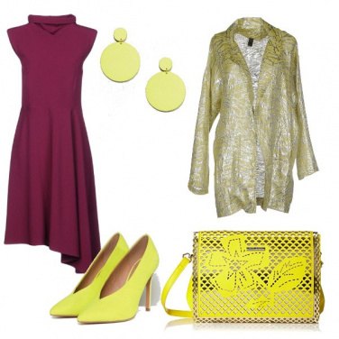 Outfit Malva e lime