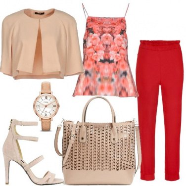 Outfit Top stampa floreale