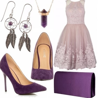 Outfit Purple girl